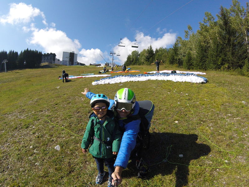Vol enfant - Boz'aile parapente Bozel