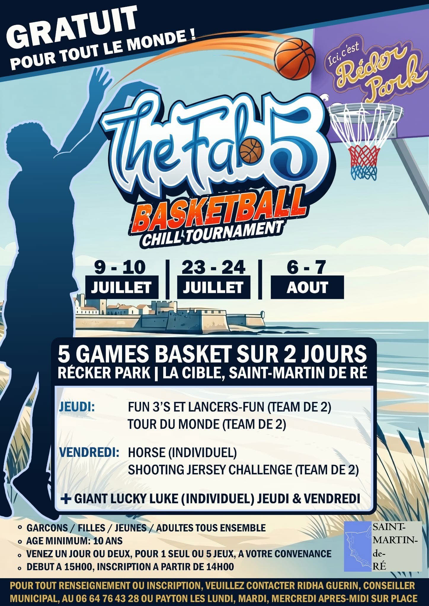Tournoi de basket « FAB 3 Basketball Chill »