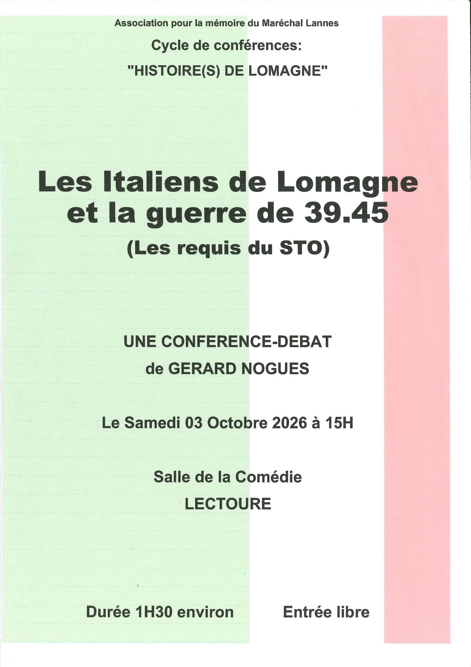 Les italiens de la Lomagne et la guerre de 39-45_Lectoure