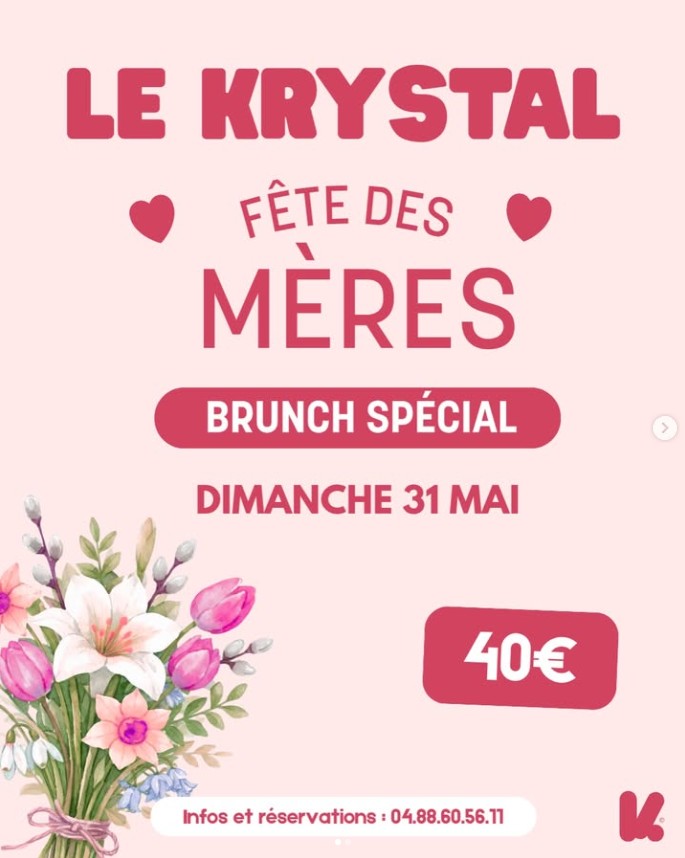 Brunch Spécial Fête des Mères – Le Krystal