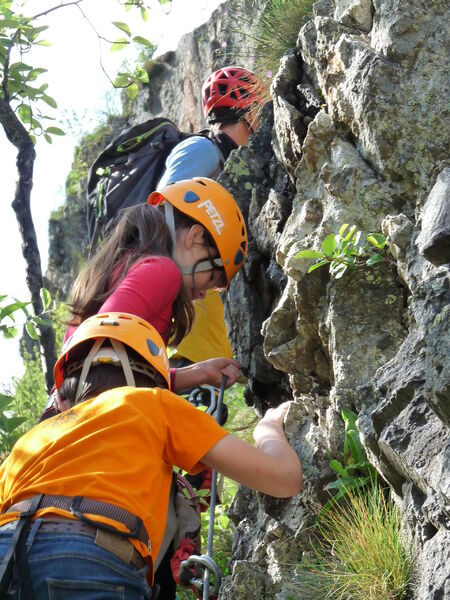 via ferrata pour enfant & débutant