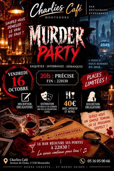 Murder Party au Charlie's Café