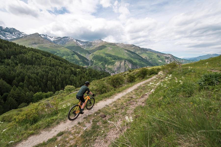 Le chemin du facteur depuis Valloire - Itinéraire de VTT / VTTAE_Valloire