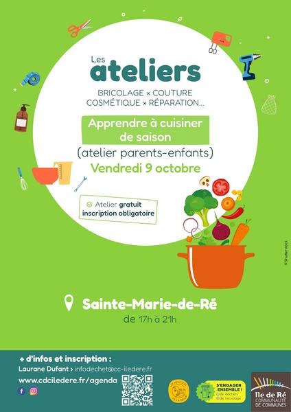 Atelier parents-enfants : Apprendre à cuisiner de saison