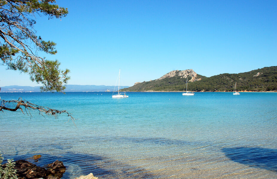 La plage Notre Dame - ile de porquerolles - hyeres