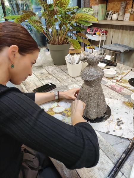 Stage collectif d'initiation à la sculpture en papier mâché_Les Avenières Veyrins-Thuellin