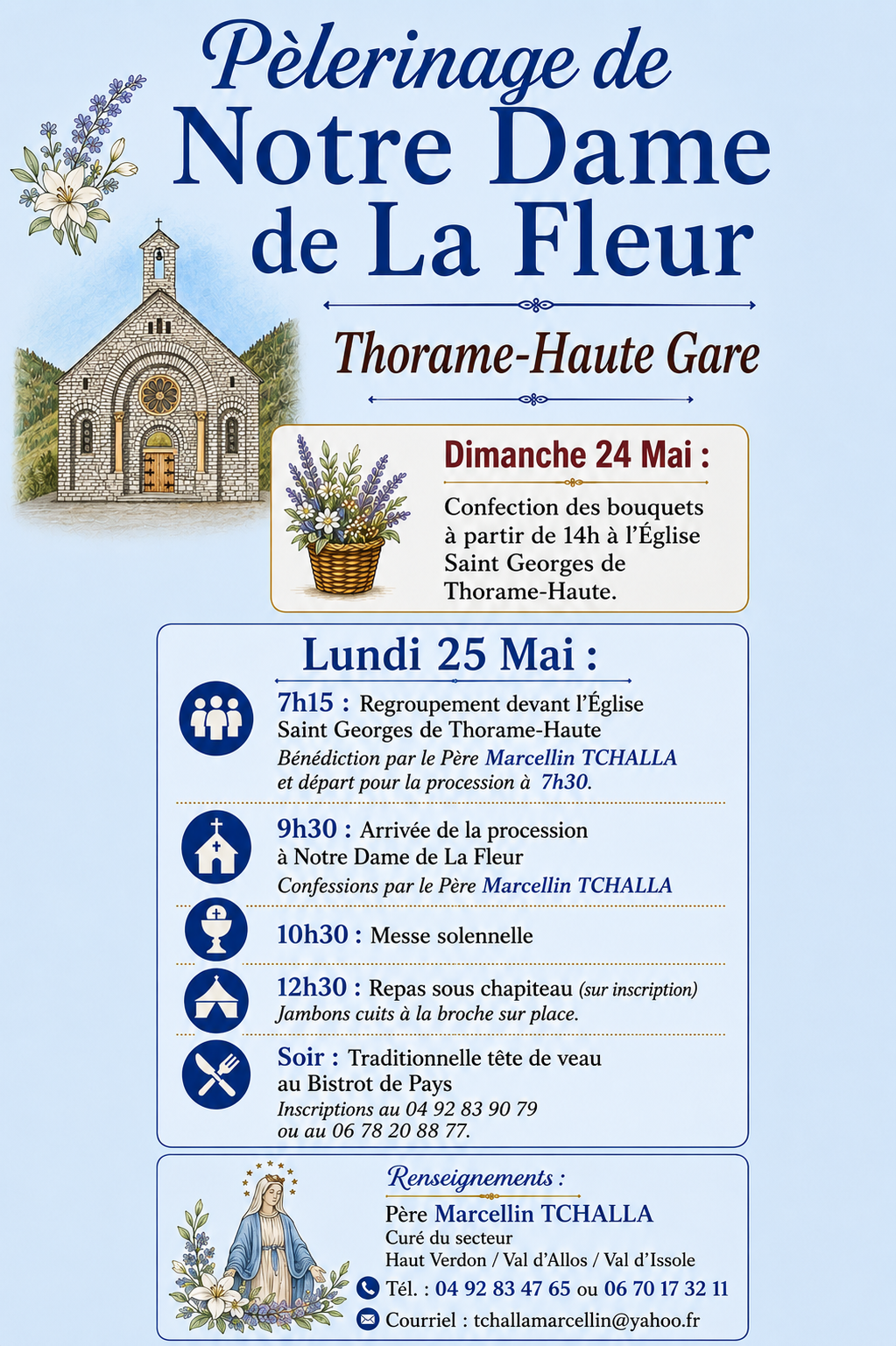 ND de la Fleur Pilgrimage Day
