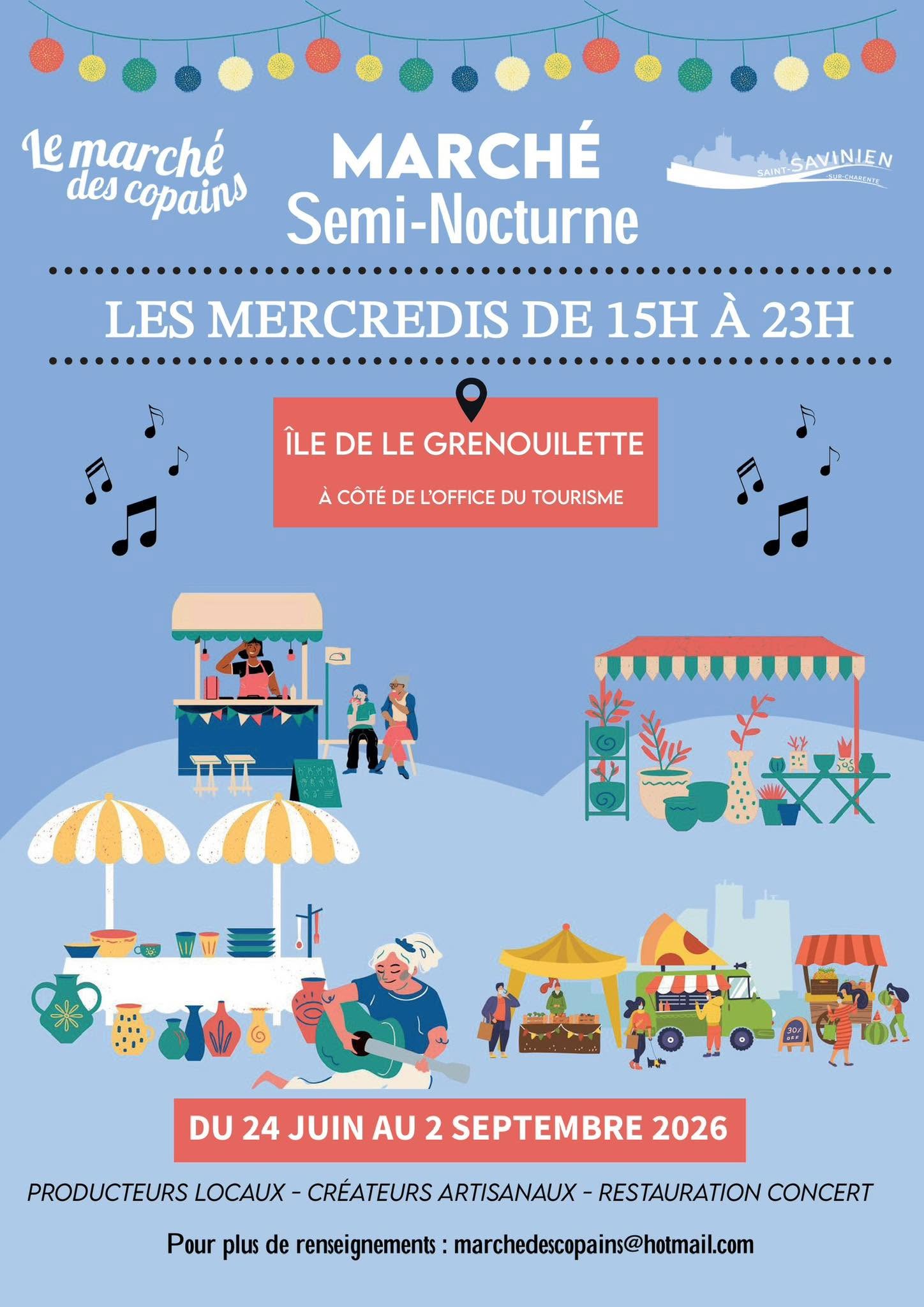 Marché semi-nocturne