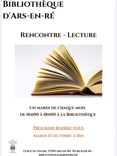 Rencontre lecture à la bibliothèque