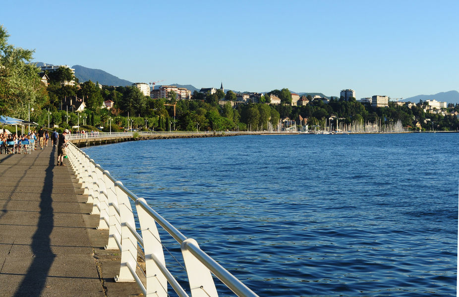 Balade sur les bords du Léman à Thonon-les-Bains