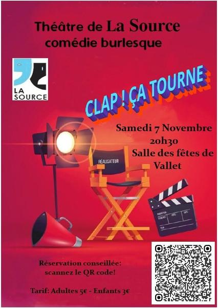 Théâtre à Vallet - Clap! Ça tourne