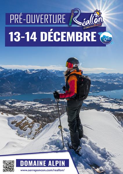 Pré-ouverture du domaine alpin_Réallon - © fabien thibault