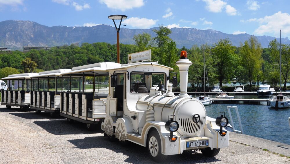 Petit train touristique - Aix les Bains - Riviera des Alpes