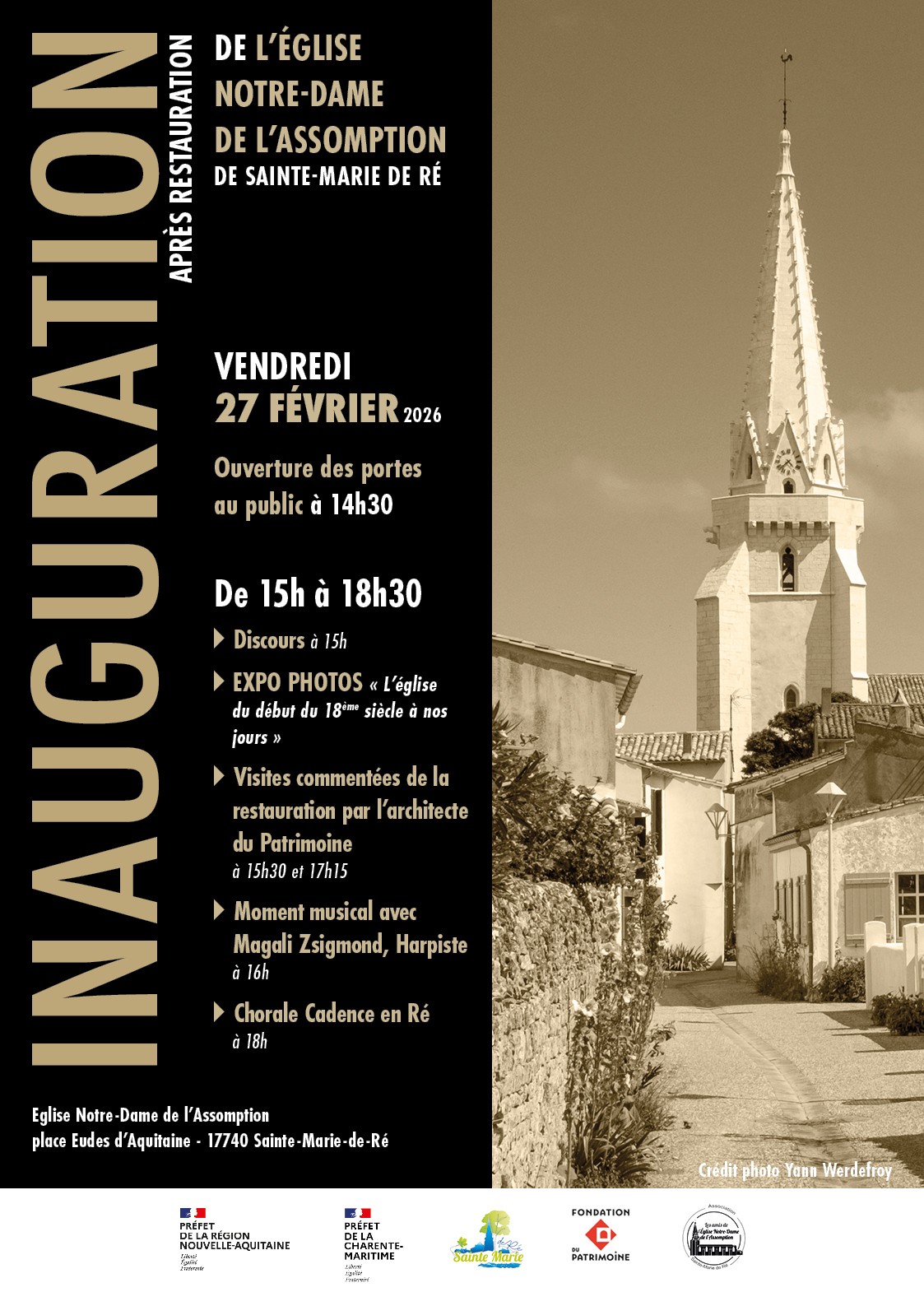 Inauguration de l’Église Notre-Dame de l’Assomption