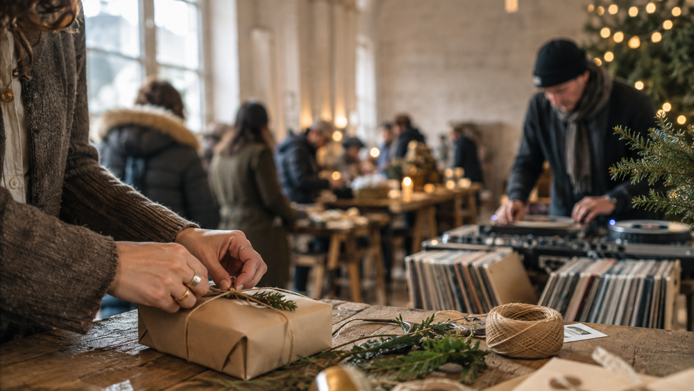 Marché de Noël : Marché de Noël du Shapers – Créateurs locaux & mix vinyles de Fred Lachaize