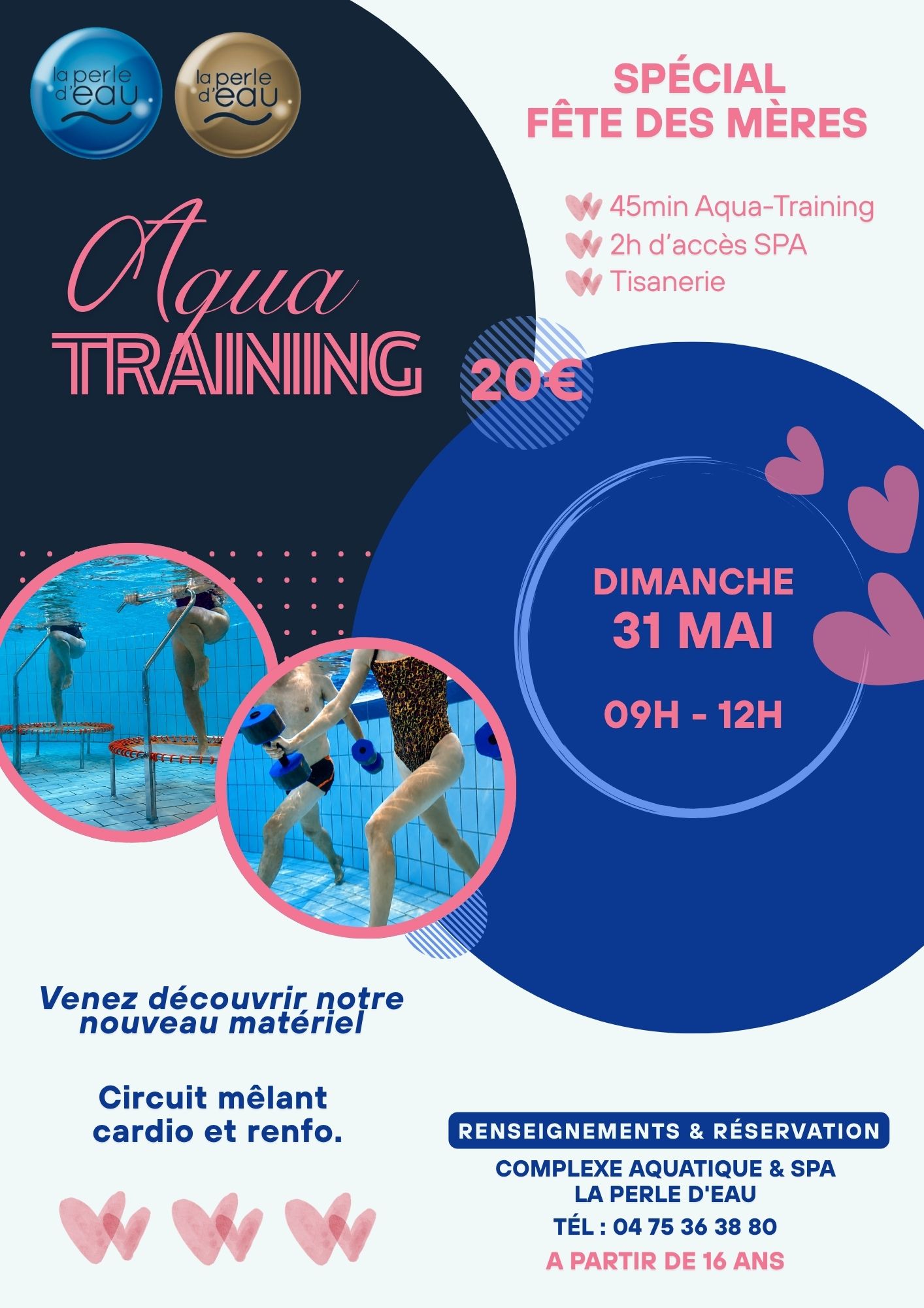 Aqua training spécial fête des mères