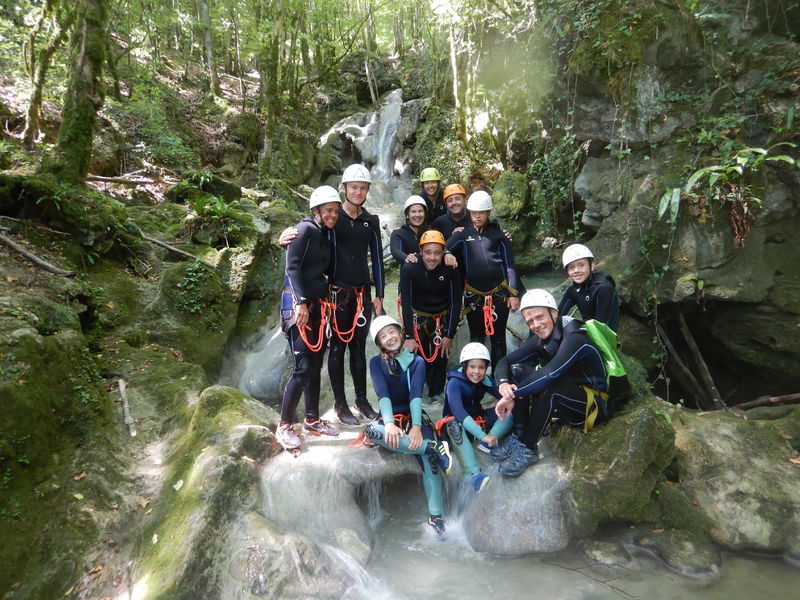 Canyoning Chaley, Ain