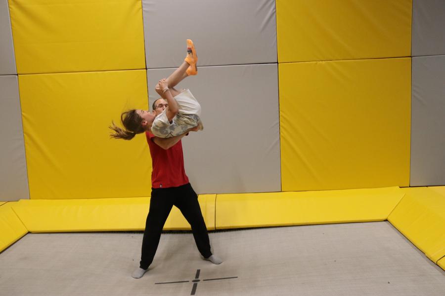 Acrobatie en duo_Megève