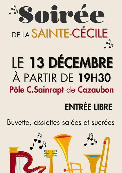 Soirée de la Sainte Cécile à Cazaubon_Cazaubon