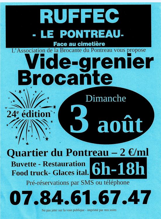Vide-grenier Brocante_Ruffec