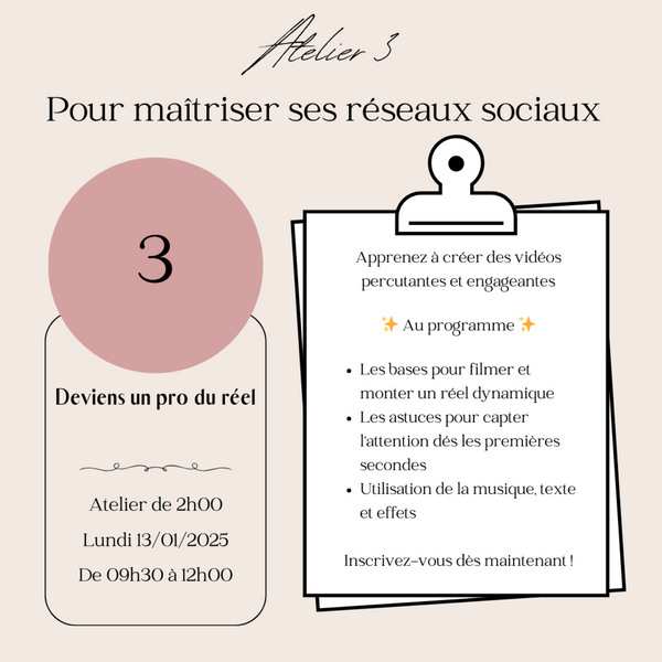 3. Sujet : Deviens un pro du réel