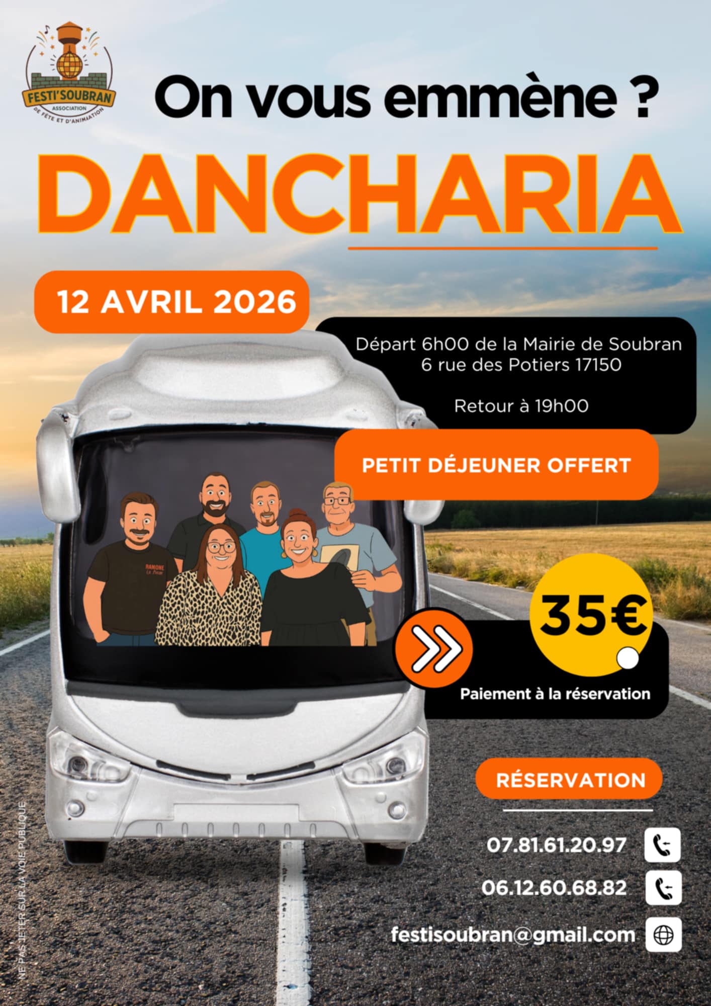 Sortie DANCHARIA