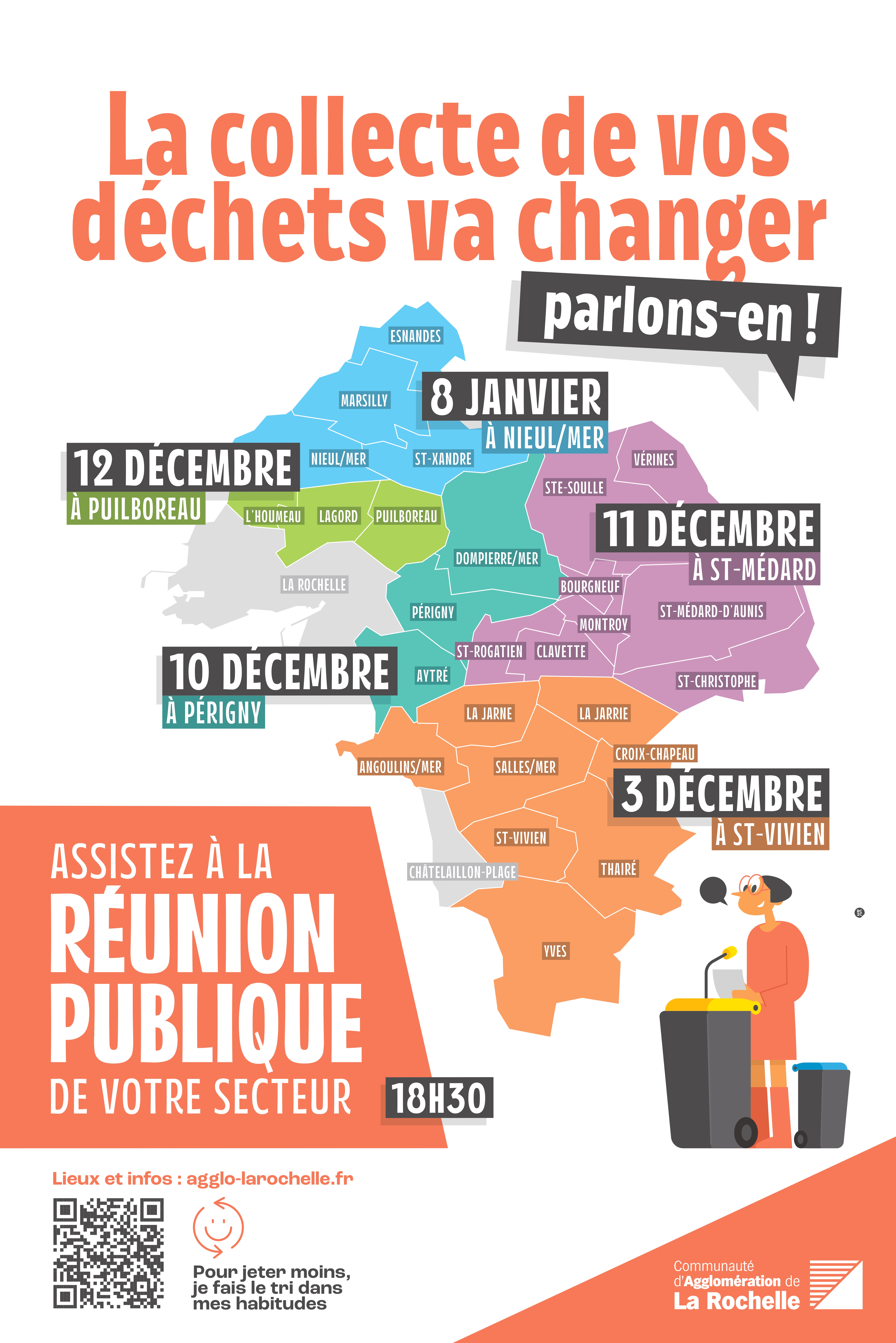 Réunion publique – Changement de la collecte des déchets
