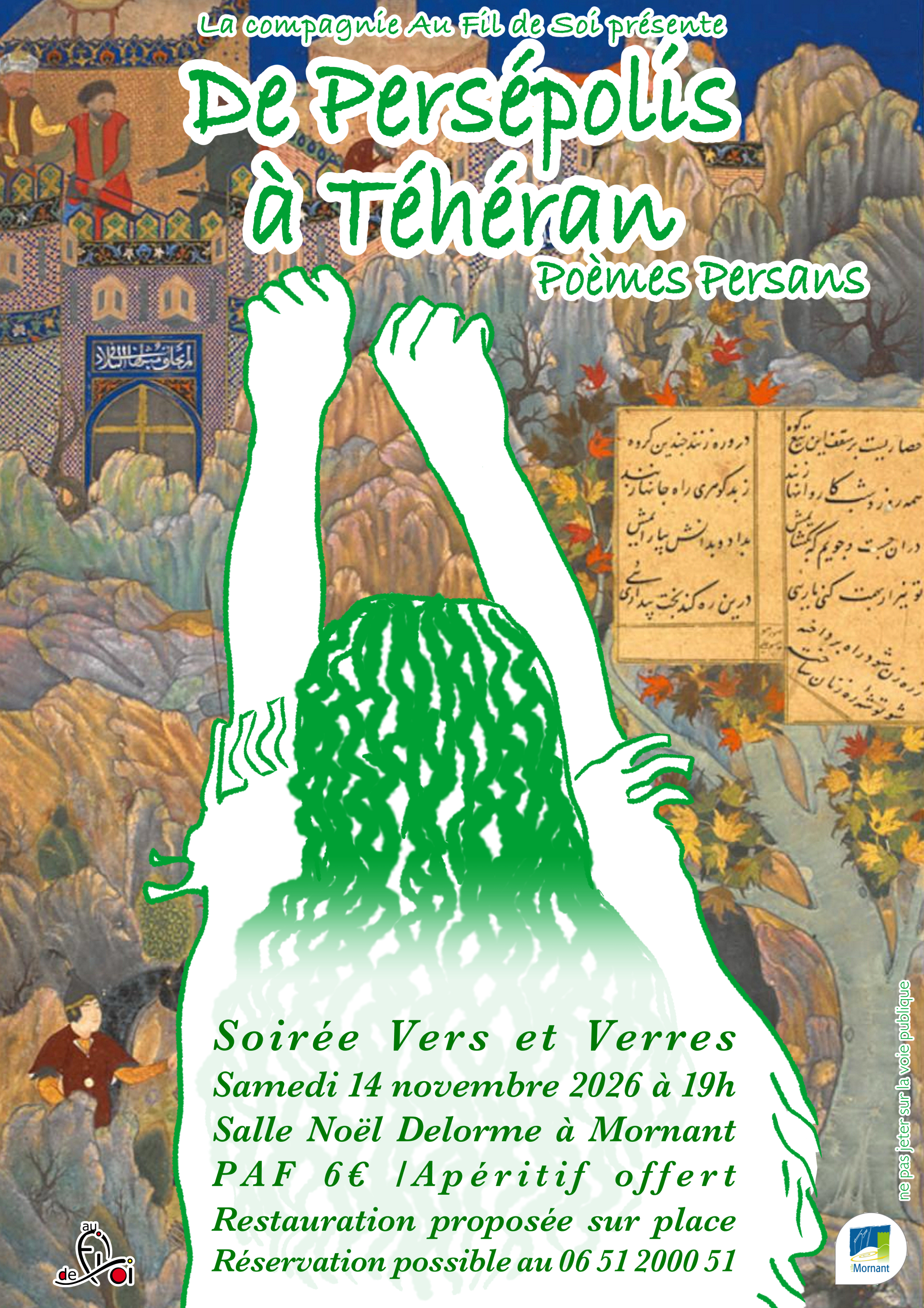 Théâtre : De Persépolis à Téhéran_CieAufildesoi_Mornant