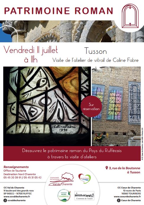 Visite atelier du vitrail_Tusson