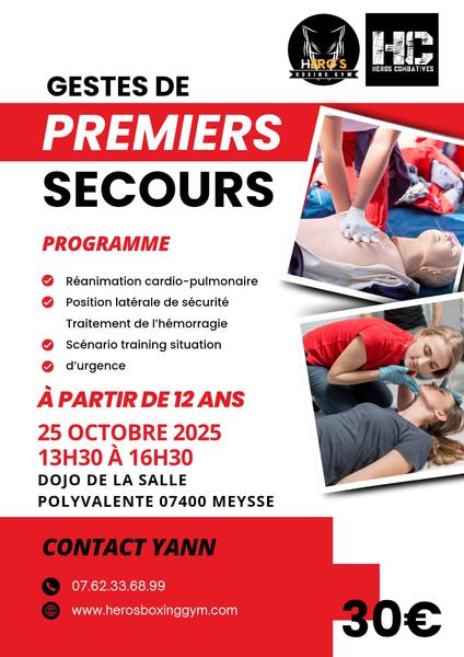 Initiation premiers secours_Meysse