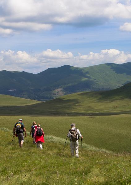 Balade au coeur des volcans, randonnée accompagnée
