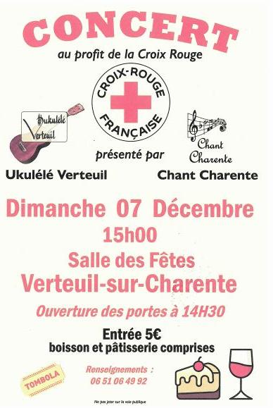 Concert au profit de la Croix Rouge