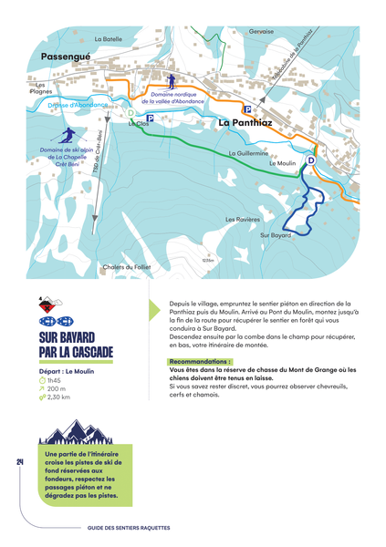 Sur Bayard par la cascade