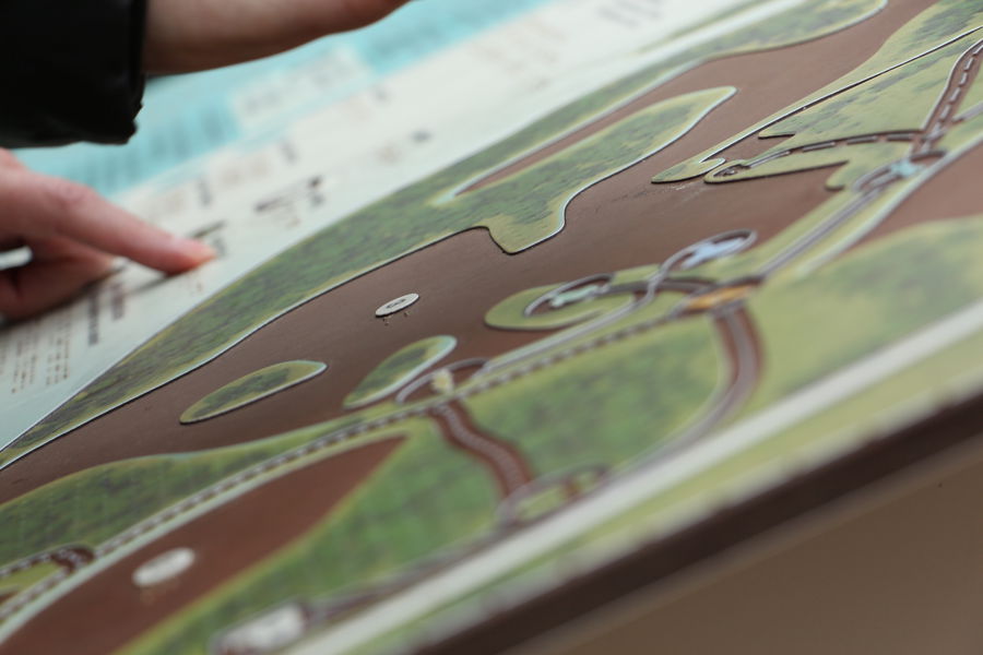 Panneau, marais de l'Etournel