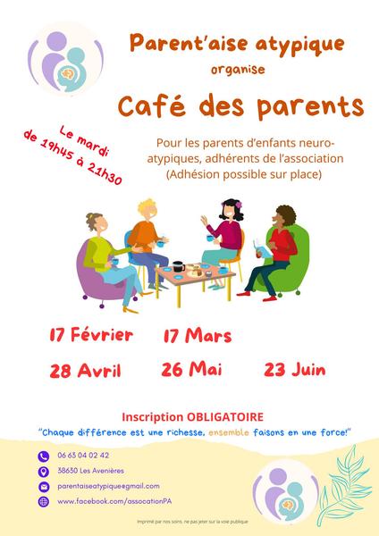 Café des parents de l'association Parent'aise atypique_Les Avenières Veyrins-Thuellin