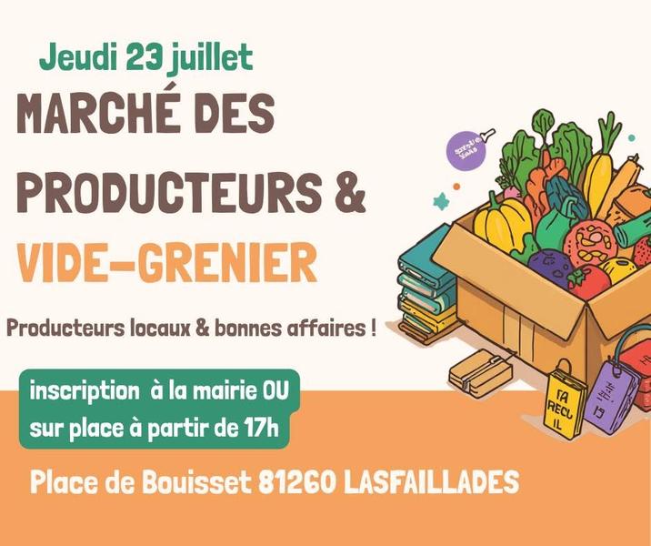 Marché des producteurs & vide-grenier