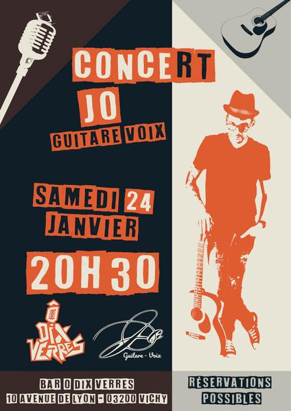 Jo Guitare Voix  - Concert