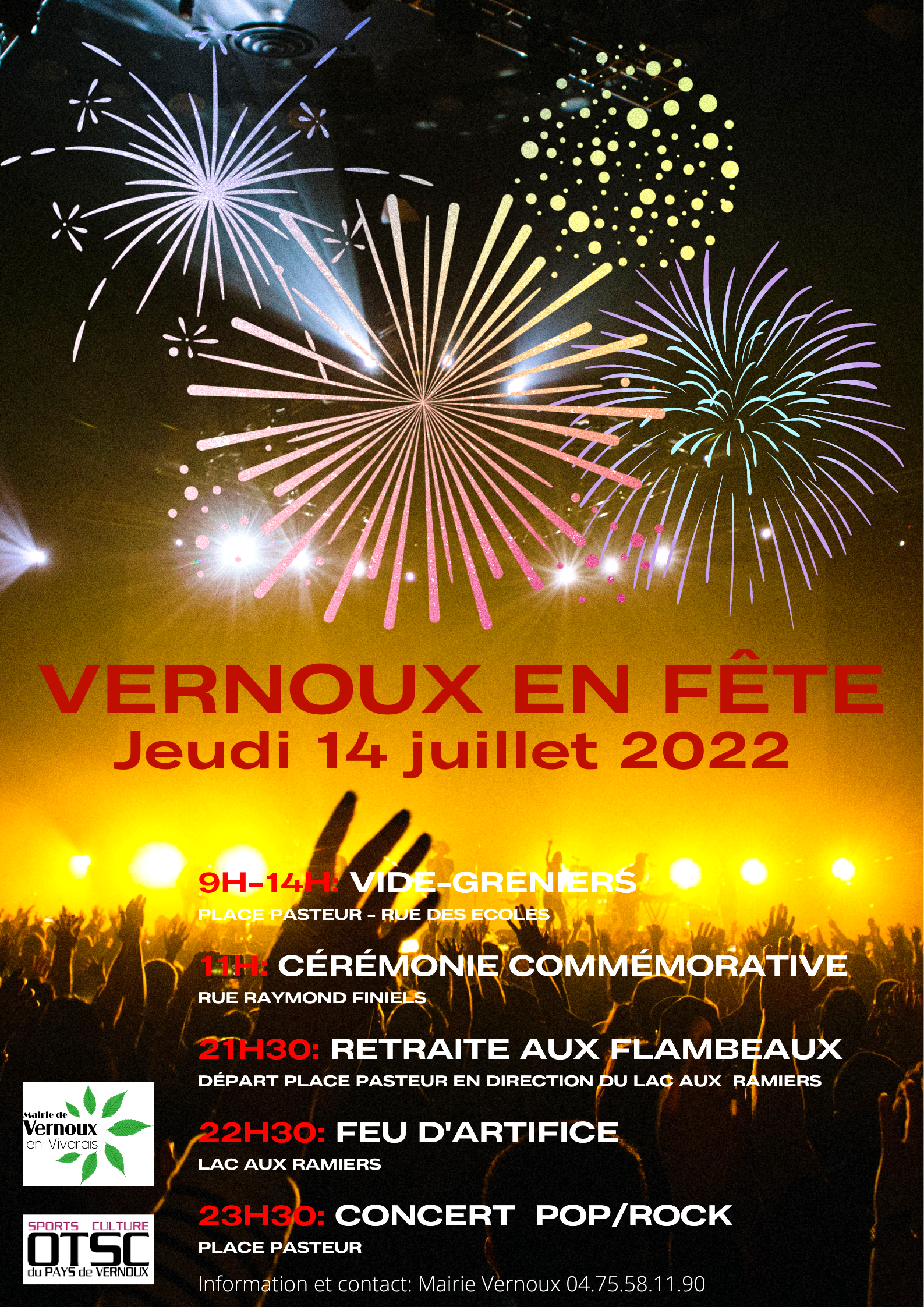 Events…Put it in your diary : Vernoux en fête ! : fête du village de Vernoux-en-Vivarais