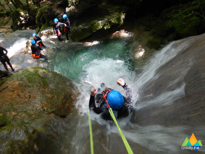 Canyoning Chaley, Ain