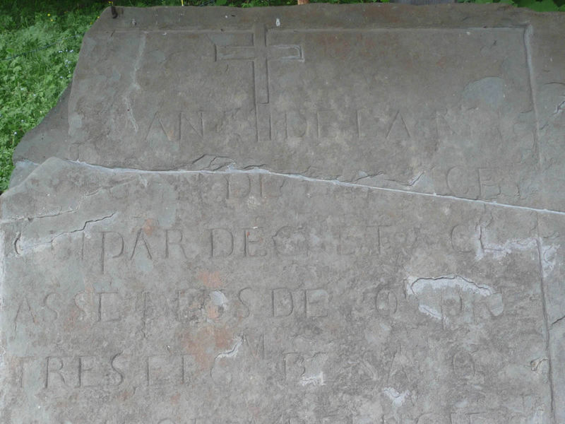 La pierre du Saix après restauration