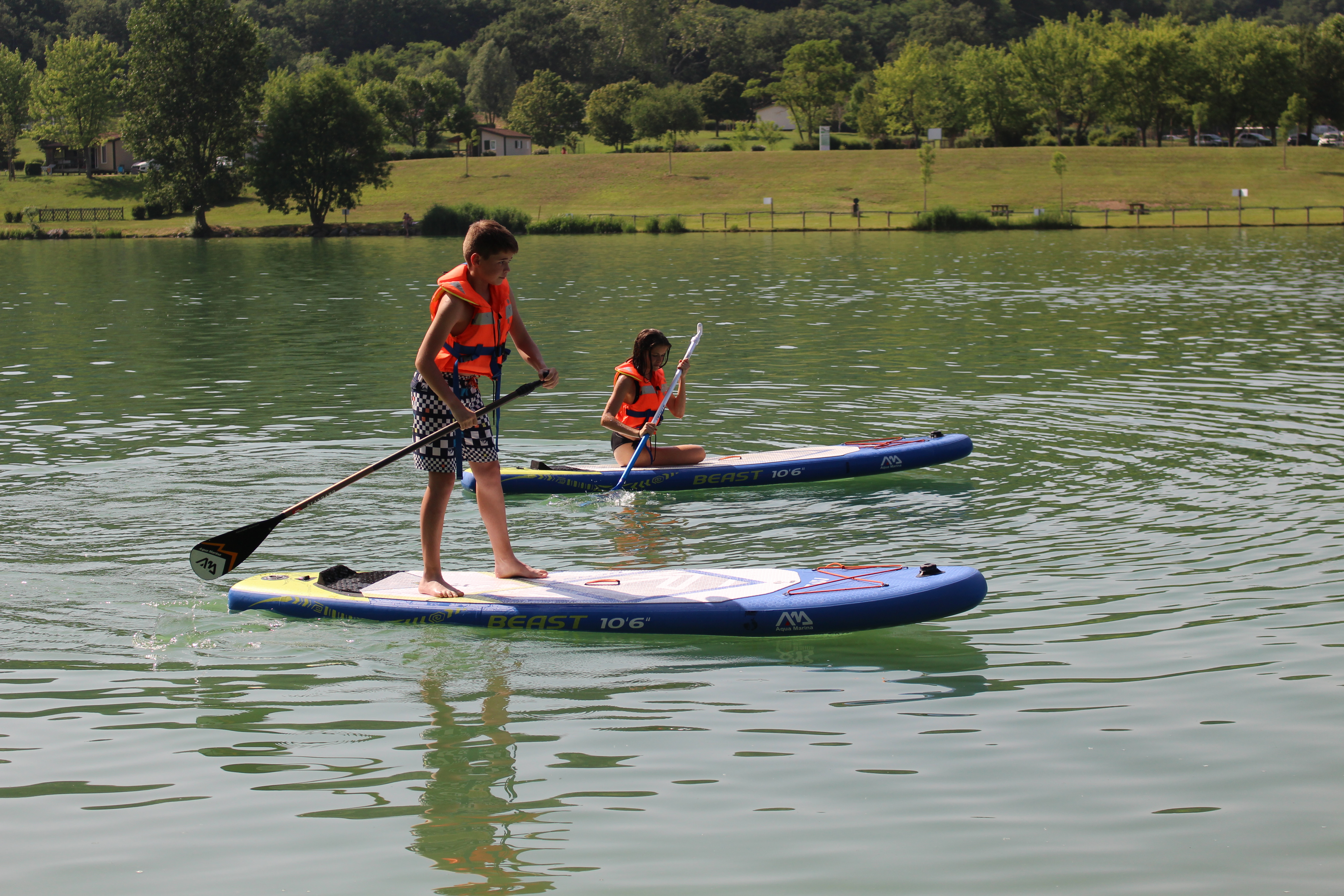 Le lac et ses activités