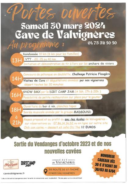 Portes ouvertes à la cave de Valvignères