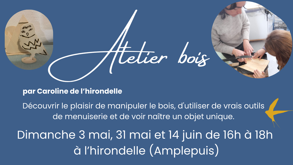 Atelier découverte de la menuiserie