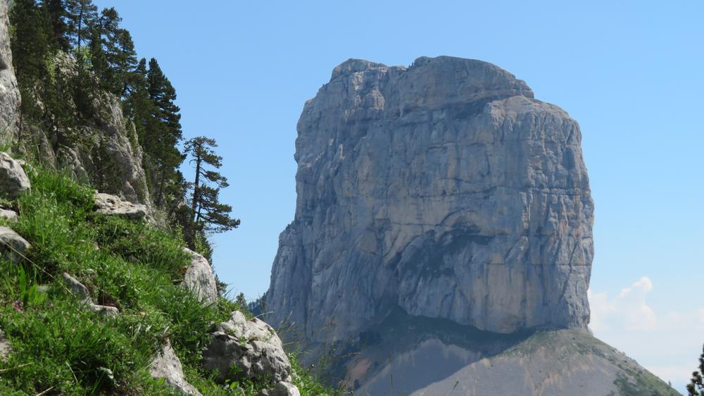 La grande faille du rocher du Parquet, la voie de l'éclair