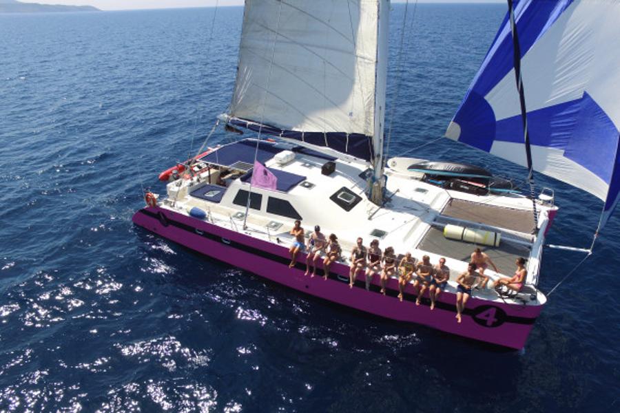 Journée en Catamaran de Cogolin au Cap Dramont