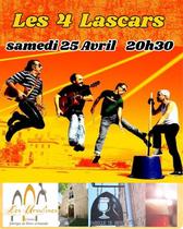 Concert des Ursulines : Les 4 lascars_Crémieu