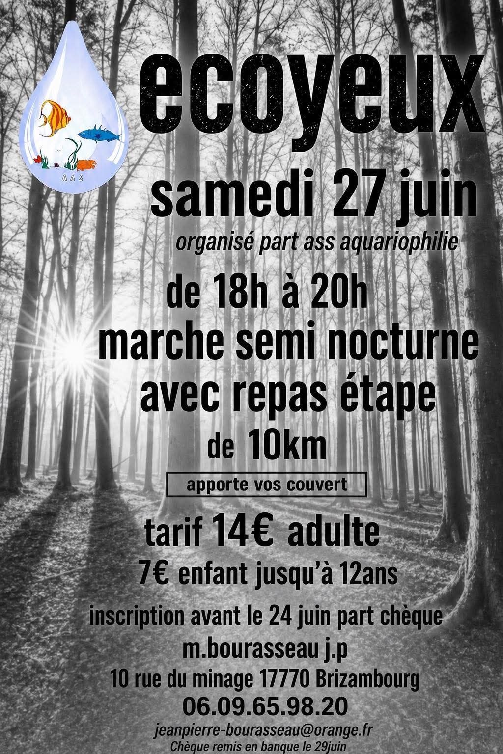 Marche semi-nocturne avec repas