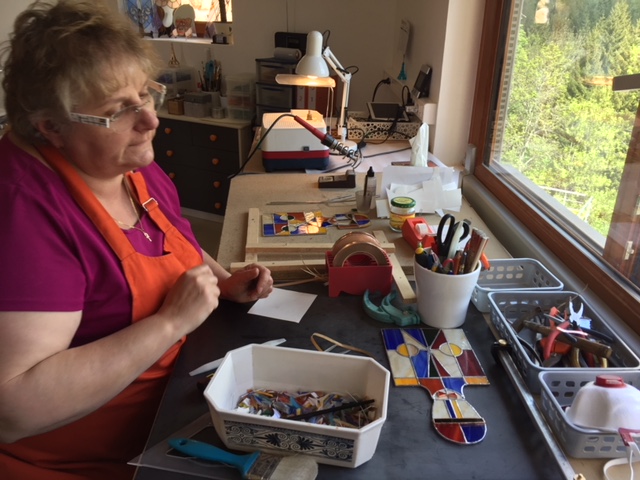 Verre d'Auzelles - Atelier de vitrail