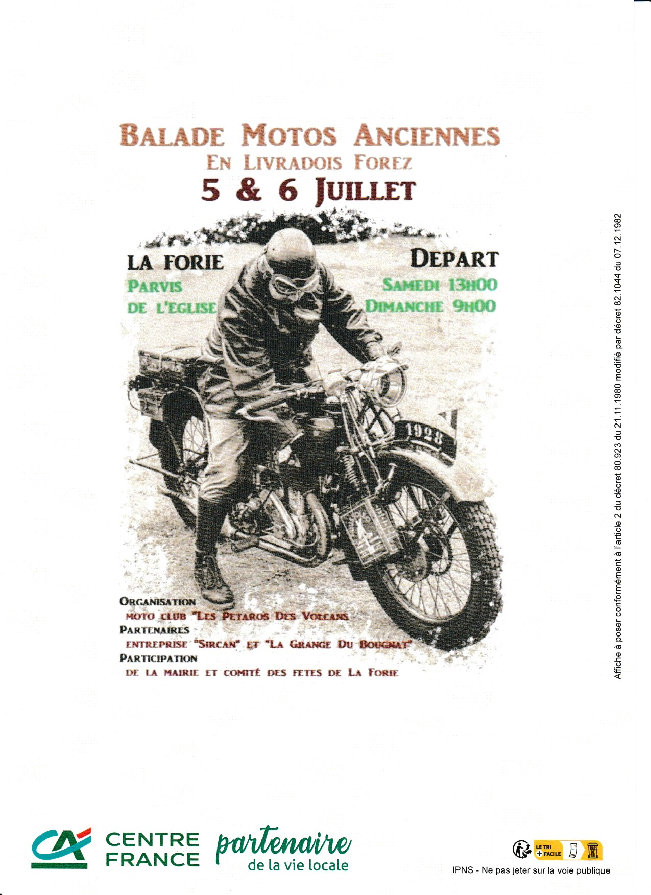 Balade motos anciennes // La Forie