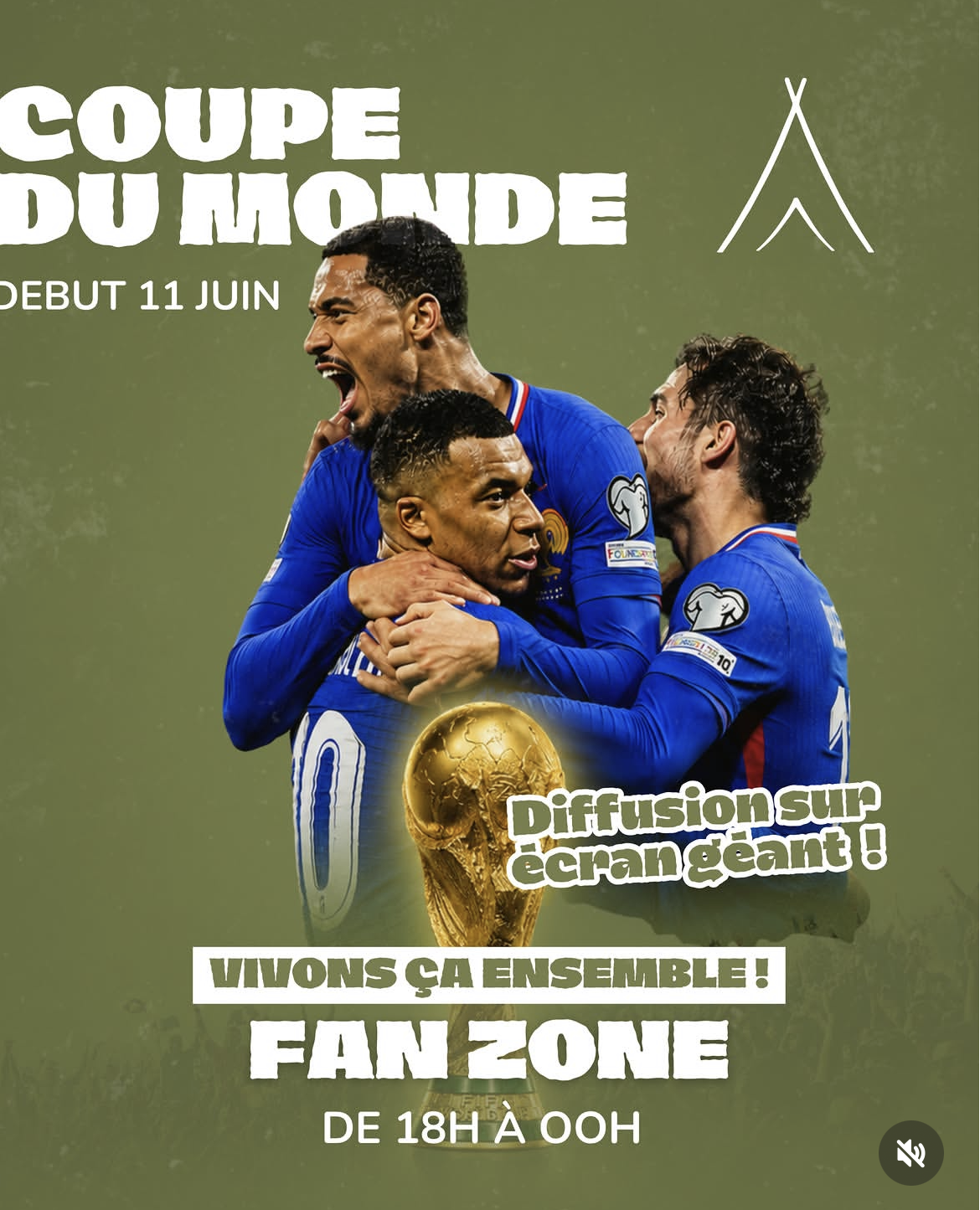 Diffusion du Match "Demi Finale France - Espagne"